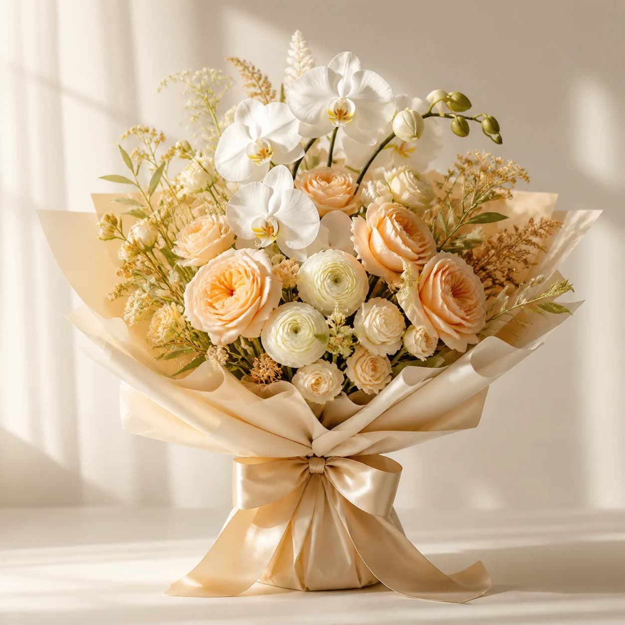 Champagne Garden bouquet